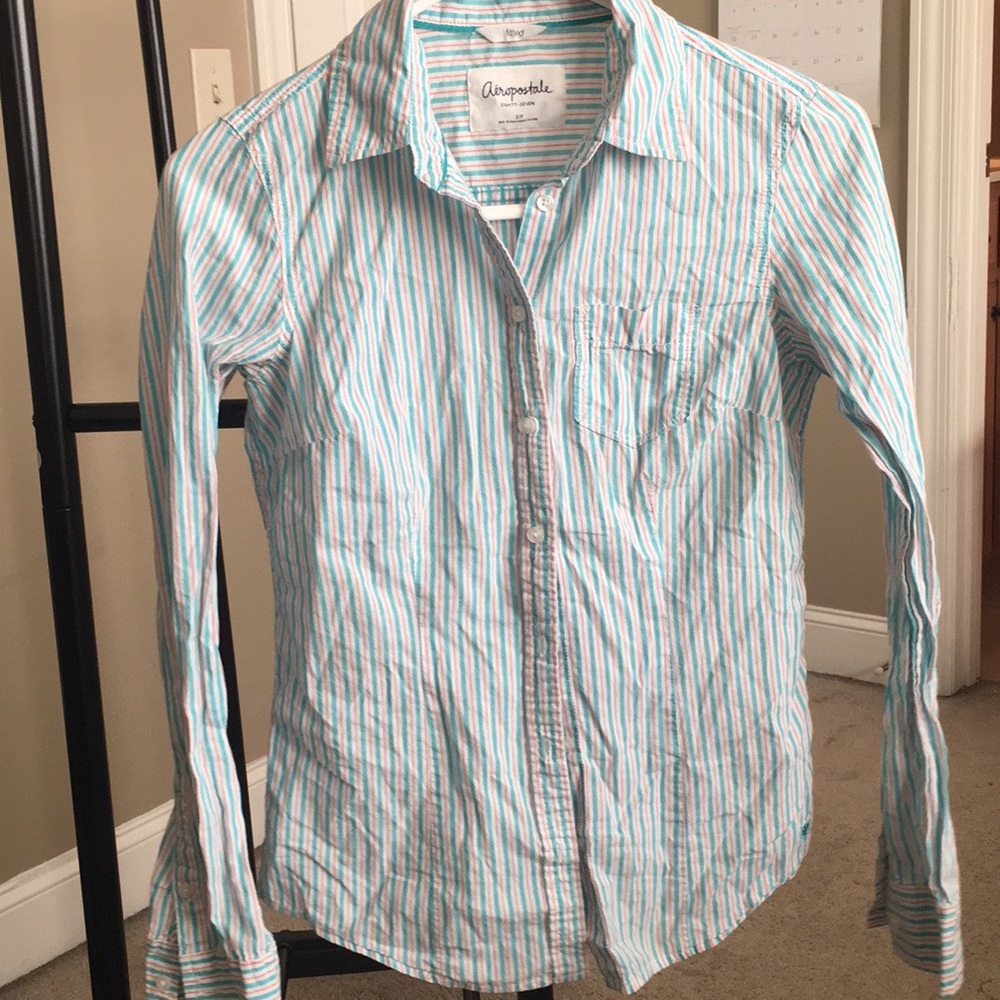 Striped button down - Picture 4 of 5